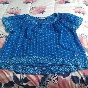 Hollister turquoise top